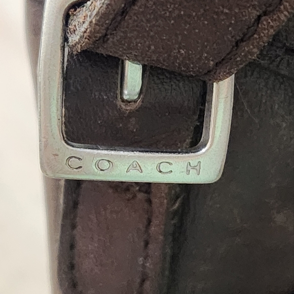 COACH MAMBO Vintage 90s 9062 Leather Brown Crossbody Bag, Womens OS - Picture 11 of 12